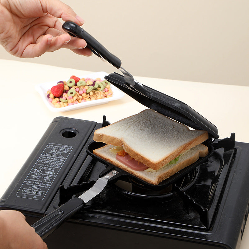 Double-sided sandwich grill pan, bread frying pan, breakfast toast, omelette, gas induction cooker dual use -  The MEBO Studios