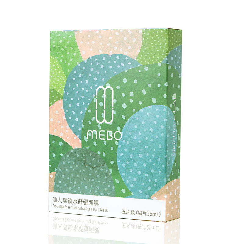 MEBO Opuntia Essence Hydrating Facial Mask Cactus extract anti-aging 5pcs/box -  The MEBO Studios