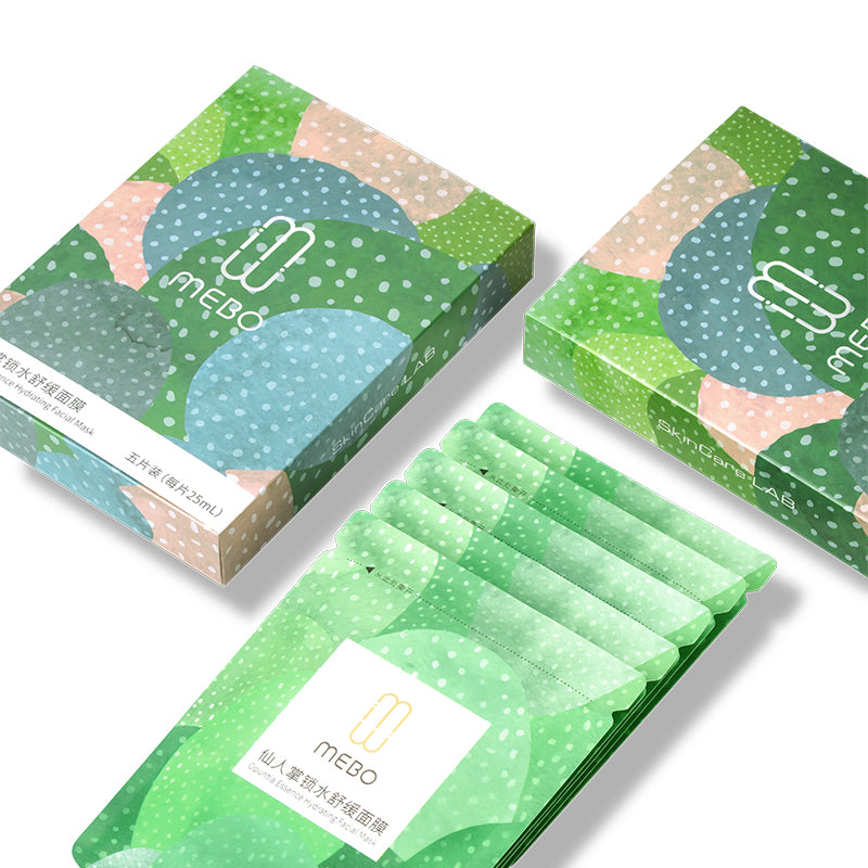 MEBO Opuntia Essence Hydrating Facial Mask Cactus extract anti-aging 5pcs/box -  The MEBO Studios