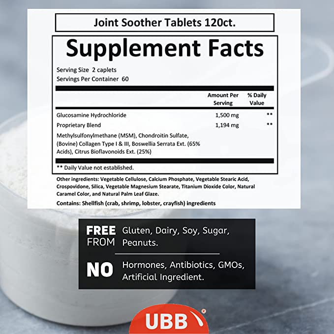 UBB Joint Soother – 120 Count -  The MEBO Studios