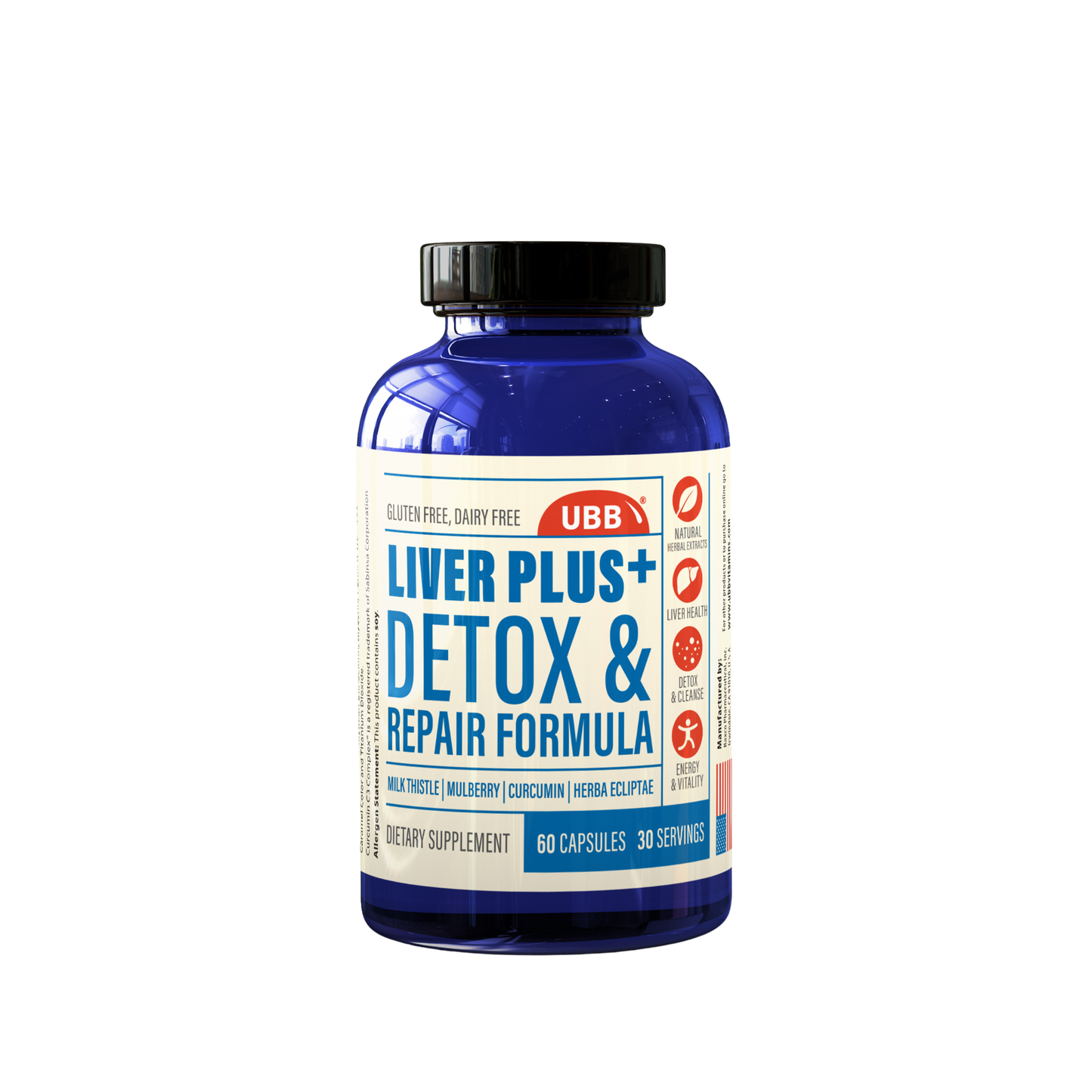 UBB Liver Plus  - 60 Count -  The MEBO Studios