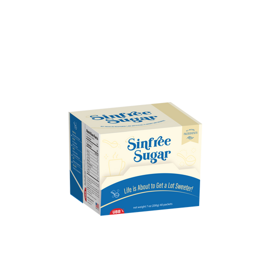 UBB SinFree Sugar - 40 Packets -  The MEBO Studios